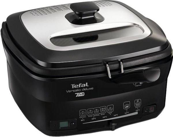 TEFAL FR491870 Versalio 7 az 1-ben multifunkciós olajsütő, fekete