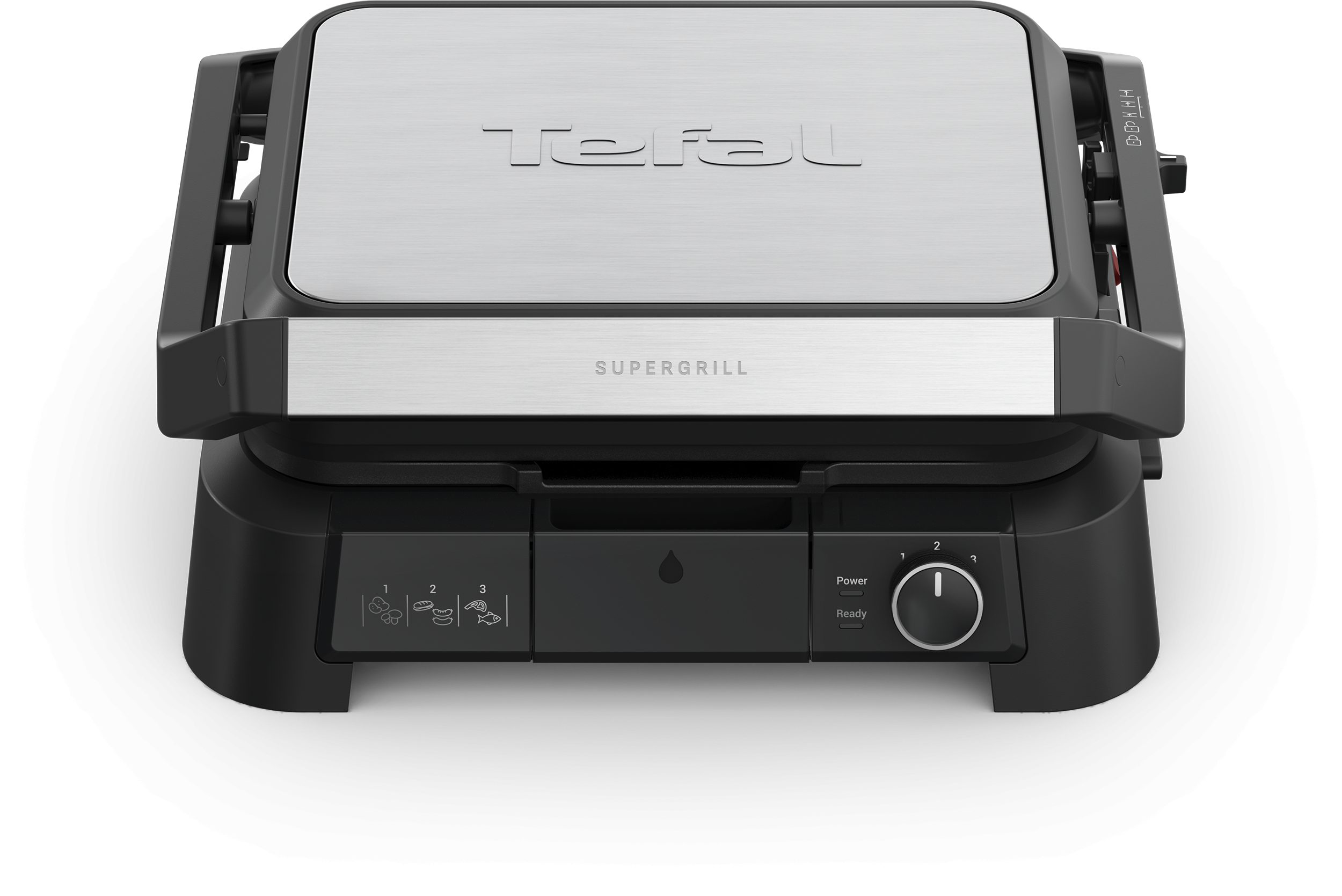 TEFAL GC517DE0 SuperGrill 4 az 1-ben kontaktgrill gofrisütő lapokkal