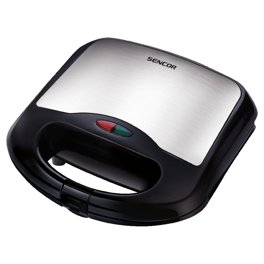 SENCOR SSM 4220SS inox szendvicssütő tapadásmentes sütőlapokkal