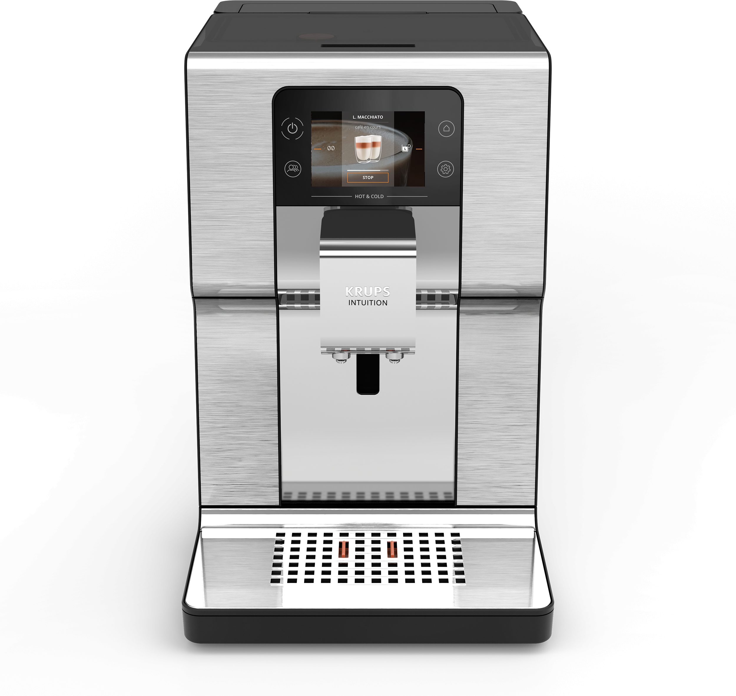 KRUPS EA879EE0 Intuition Experience Hot&Cold automata kávéfőző integrált tejhabosítóval