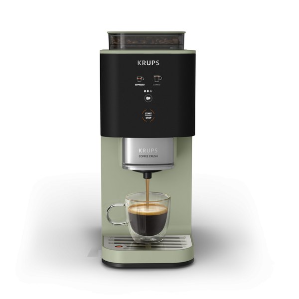 KRUPS SA401LE0 Coffee Crush automata kávéfőző, 15 cm széles kivitel