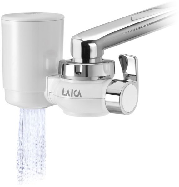 LAICA R10 csapra szerelhető HYDROSMART vízszűrő, 900 l, fehér