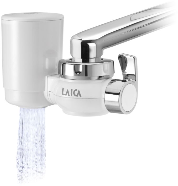 LAICA R10 csapra szerelhető HYDROSMART vízszűrő, 900 l, fehér