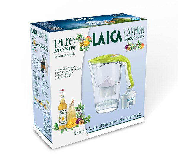 LAICA Monin vízszűrő kancsó bi-flux szűrőbetéttel, 2,3 l