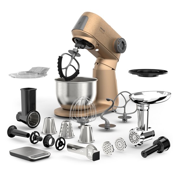 SENCOR STM 7630RS GORDON rozégold konyhai robotgép 1500 W teljesítménnyel