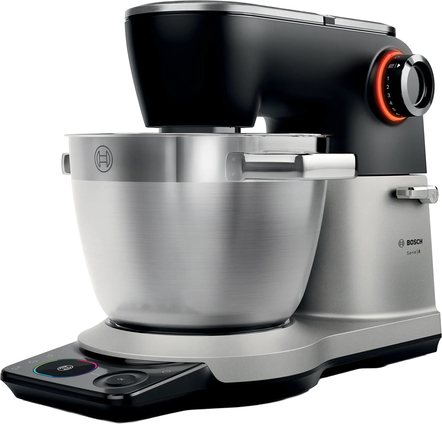 BOSCH MUMS8ZS60 Serie8 konyhai robotgép 6 literes nemesacél tállal, fekete/inox