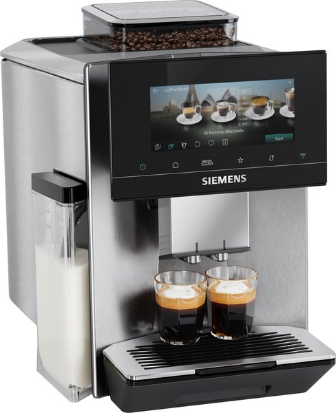 SIEMENS TQ923E83 automata kávéfőző baristaMode vezérléssel, inox