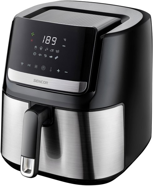 SENCOR SFR 6600SS-EUE3 intelligens forrólevegős sütő, 6,5 l