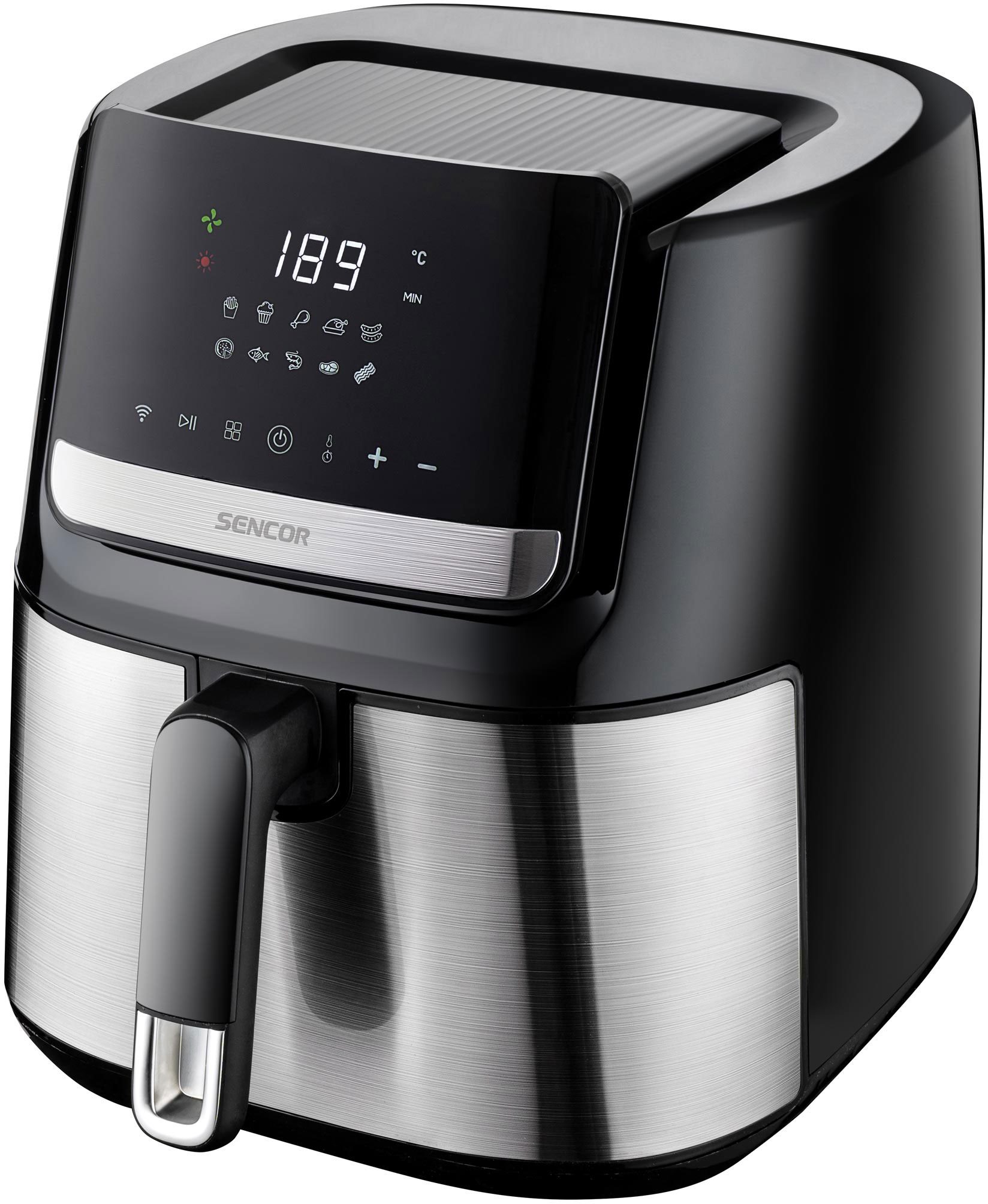 SENCOR SFR 6600SS-EUE3 intelligens forrólevegős sütő, 6,5 l