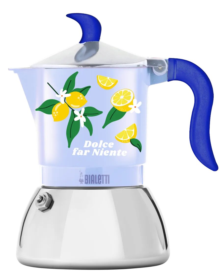 BIALETTI Fruit Fiammetta 2 adagos indukciós kotyogó kávéfőző, Lemon