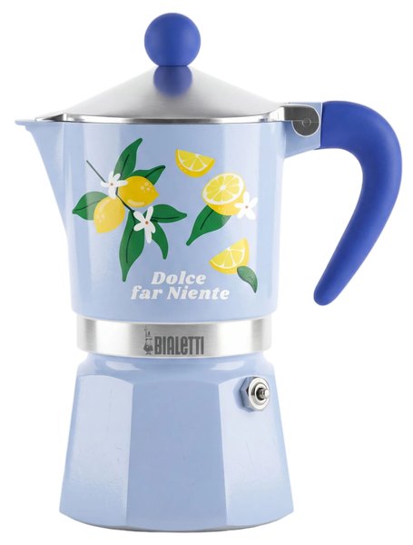 BIALETTI Fruit Rainbow 3 adagos kotyogós kávéfőző – Lemon