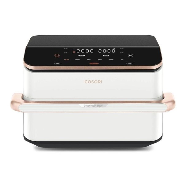 COSORI Dual Blaze TwinFry 10 literes fehér forrólevegős sütő