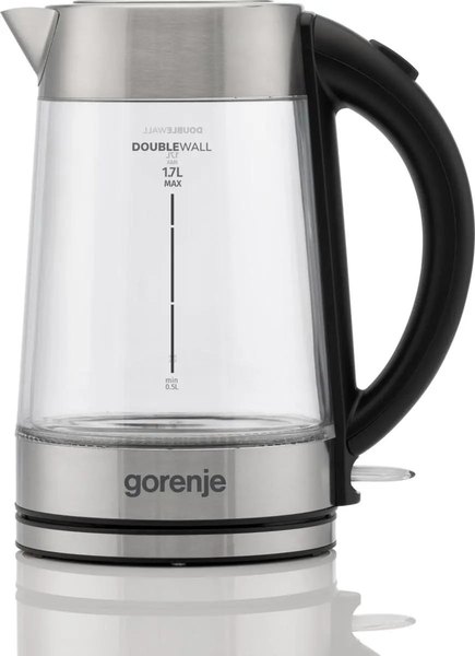 GORENJE K17GDWII üveg vízforraló 1,7 literes kapacitással