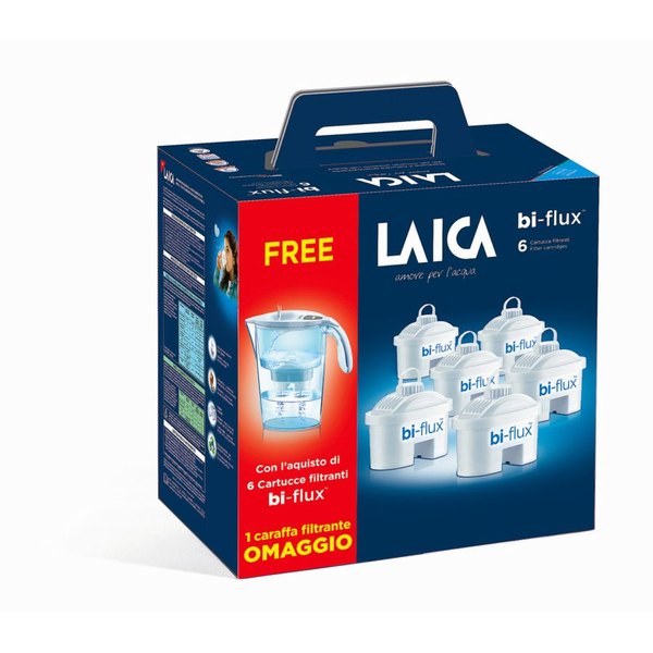 LAICA 6db szűrő vízszűrő kancsóval