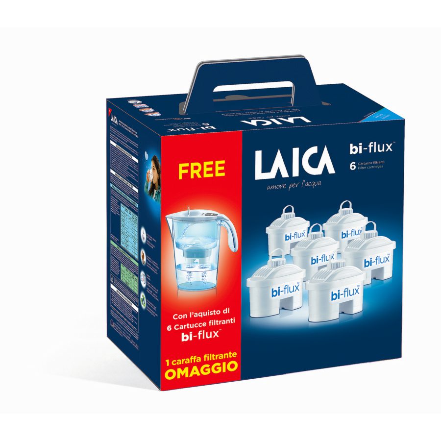LAICA 6db szűrő vízszűrő kancsóval