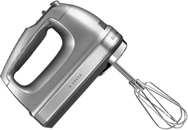 KITCHEN AID KA5KHB9212ECU ezüst kézi mixer 9 sebességfokozattal, 85 W