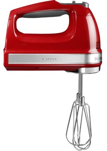 KITCHEN AID KA5KHB9212EER piros kézi mixer, 9 fokozattal, 85 W