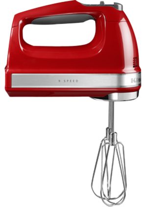 KITCHEN AID KA5KHB9212EER piros kézi mixer, 9 fokozattal, 85 W