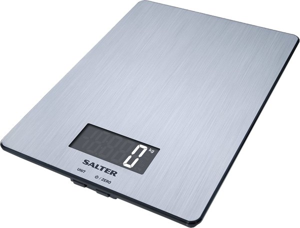 SALTER 1103 rozsdamentes acél digitális konyhai mérleg, 5 kg
