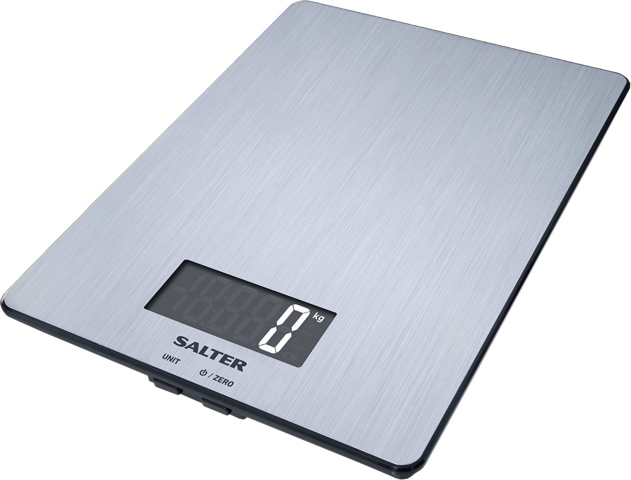 SALTER 1103 rozsdamentes acél digitális konyhai mérleg, 5 kg