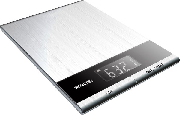 SENCOR SKS 5305 vékony digitális konyhai mérleg 5 kg-os kapacitással
