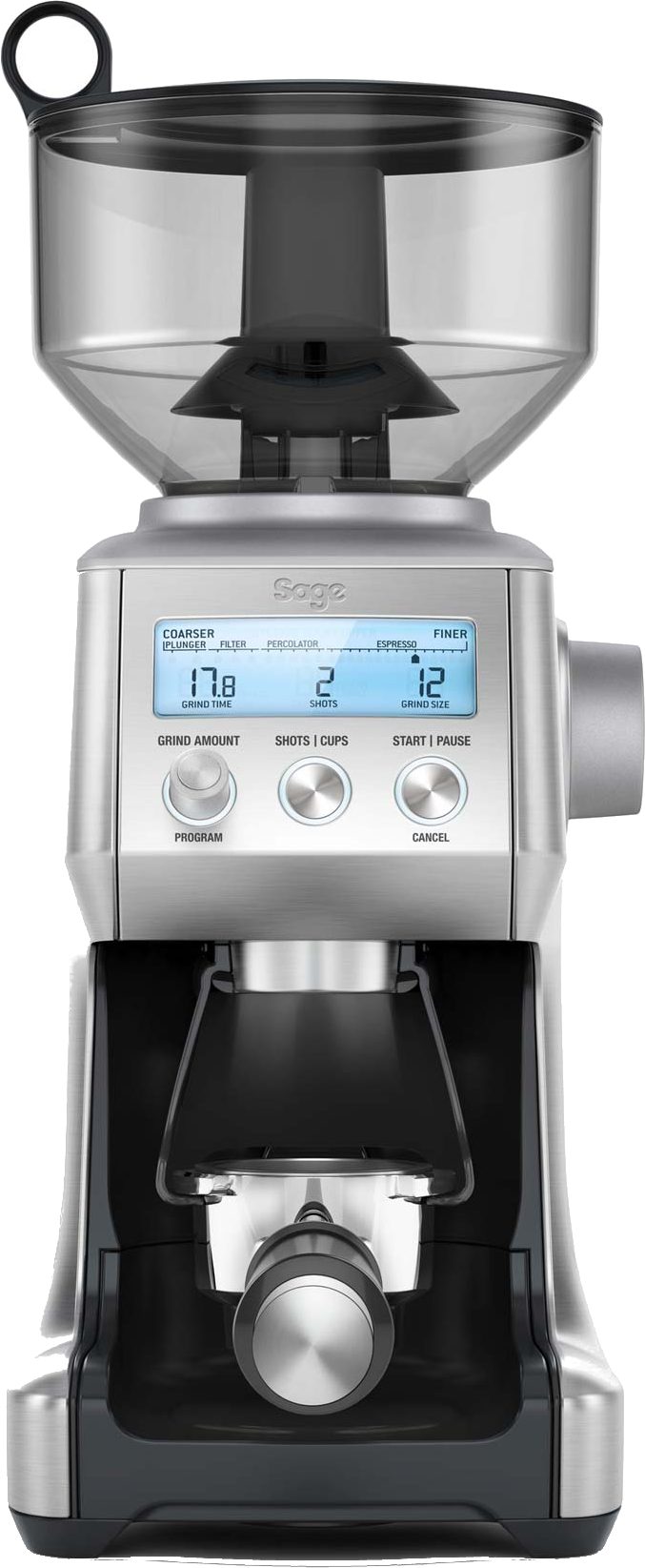 SAGE BCG820BSS intelligens elektromos kávédaráló 60 őrlési fokozattal