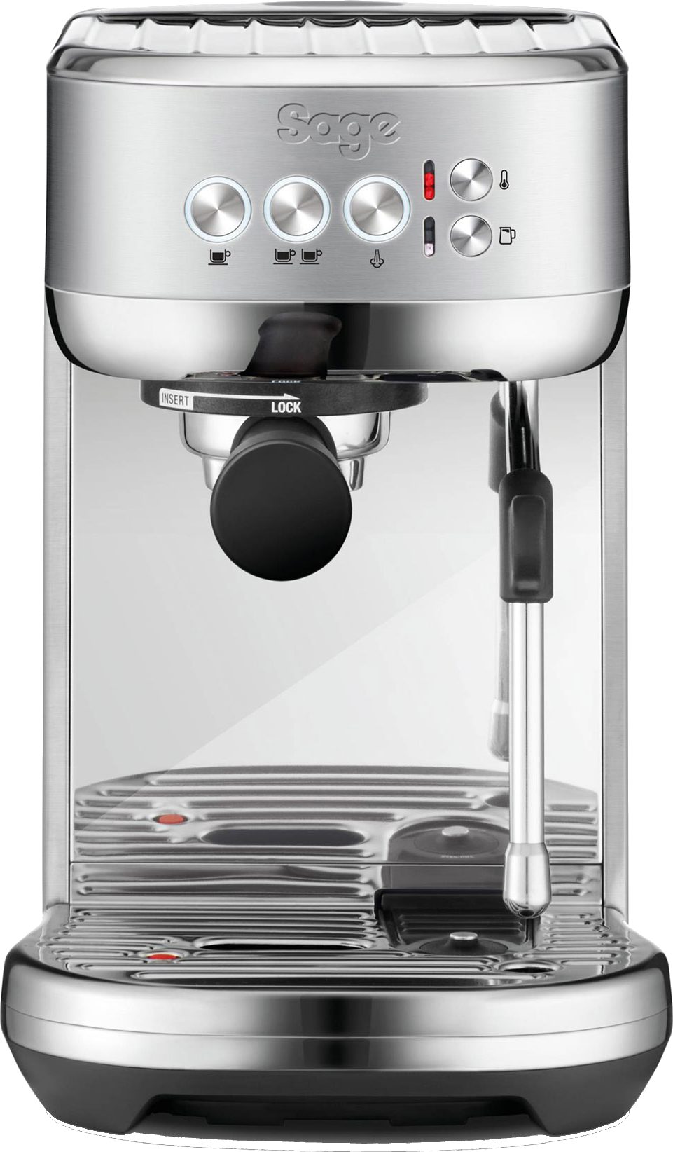 SAGE SES500BSS inox karos eszpresszó kávéfőző automata gőzkarral