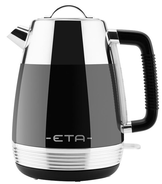 ETA 9186/20 Storio retro rozsdamentes acél vízforraló, fekete, 1,7 l