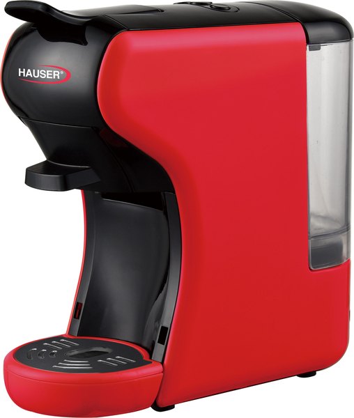 HAUSER CE-934R multifunkciós piros kávéfőző