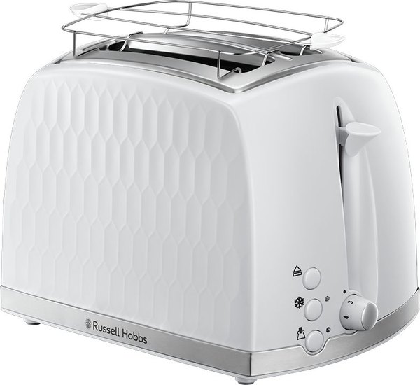 RUSSELL HOBBS 26060-56/RH Honeycomb két szeletes kenyérpirító, fehér