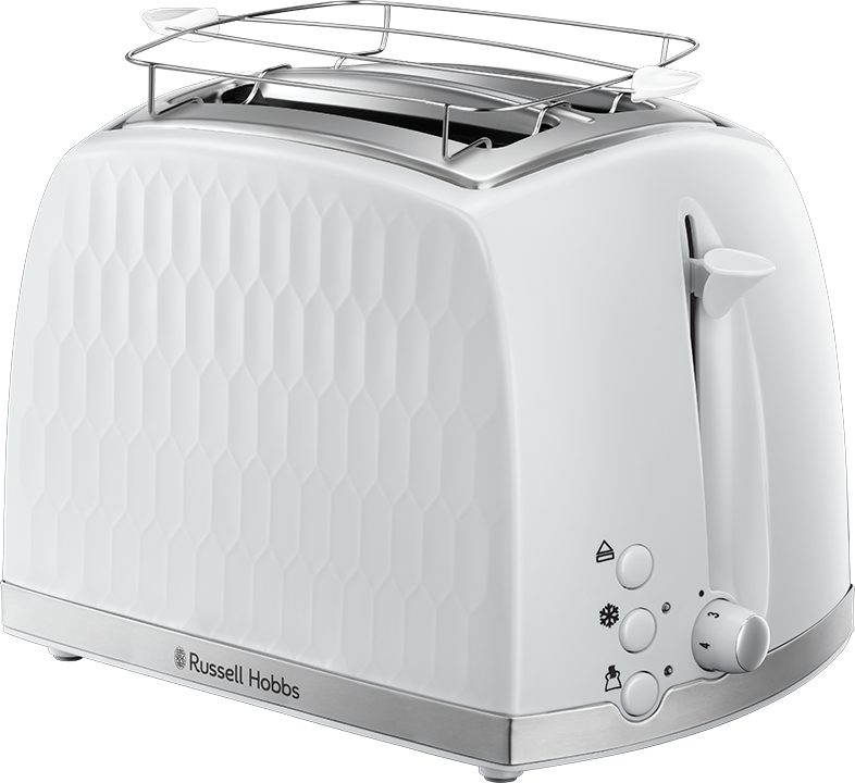 RUSSELL HOBBS 26060-56/RH Honeycomb két szeletes kenyérpirító, fehér