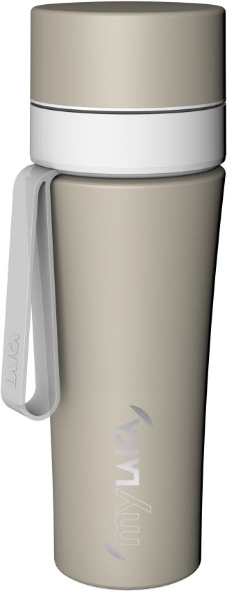 LAICA BR70C00 matt bézs rozsdamentes vízszűrő kulacs FAST DISK rendszerrel, 0,55 l