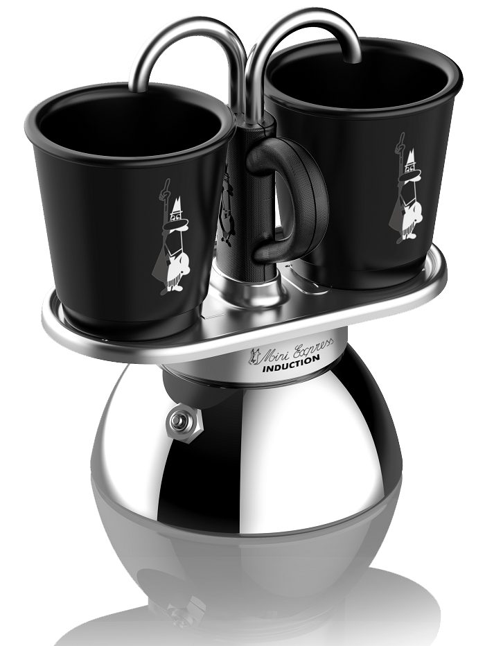 BIALETTI 7310 Mini Express indukciós kotyogós kávéfőző szett, 2 adagos
