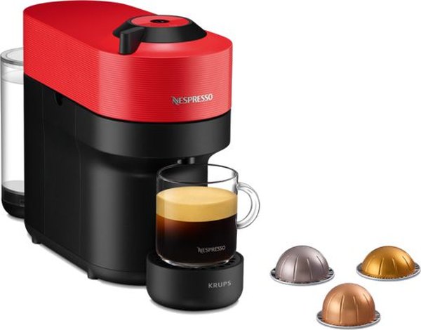 KRUPS Nespresso Vertuo Pop XN920510 paprikapiros kapszulás kávéfőző