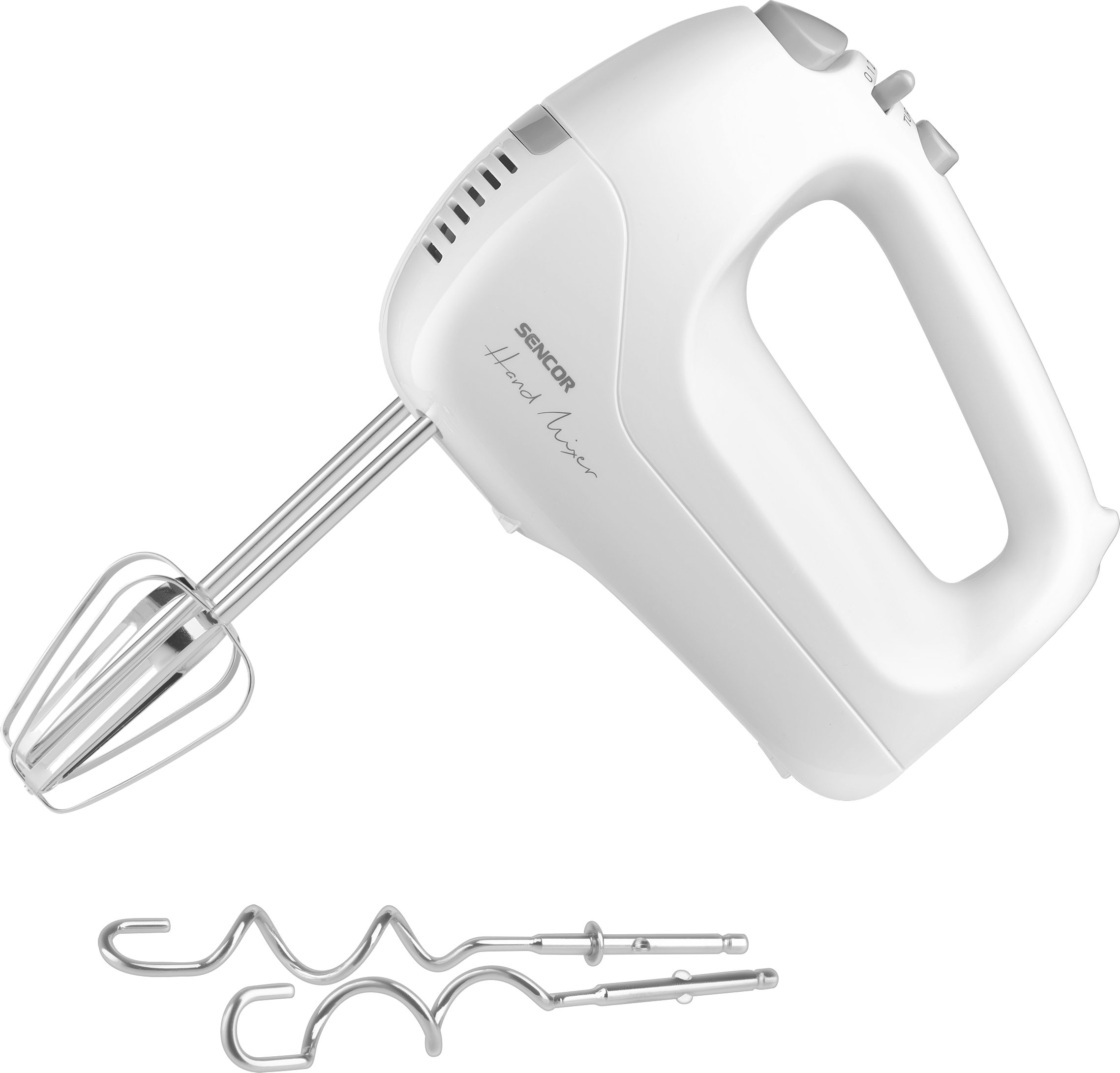 SENCOR SHM 5400WH 200 W-os kézi mixer turbó funkcióval, fehér-szürke