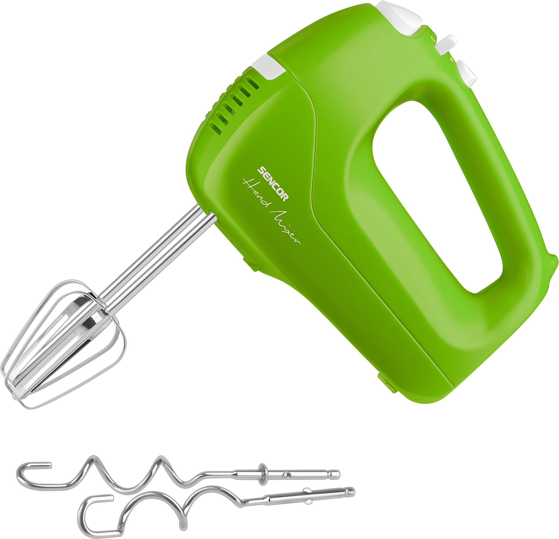 SENCOR SHM 5401GR 200 W-os kézi mixer turbó funkcióval, fehér-zöld