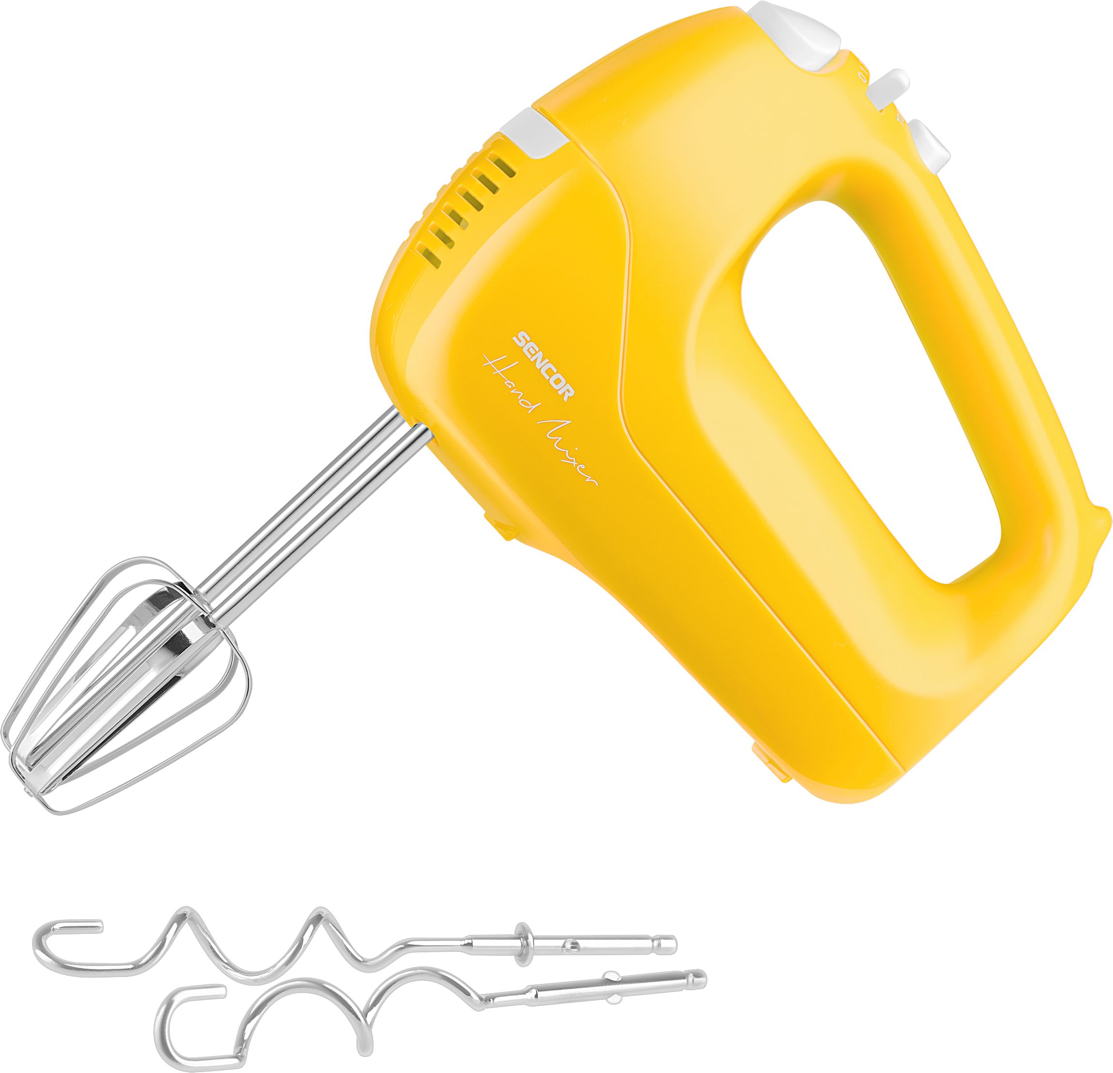 SENCOR SHM 5406YL 200 W-os kézi mixer turbó funkcióval, fehér-sárga