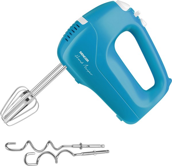SENCOR SHM 5407TQ kézi mixer 200 W teljesítménnyel, fehér-türkiz