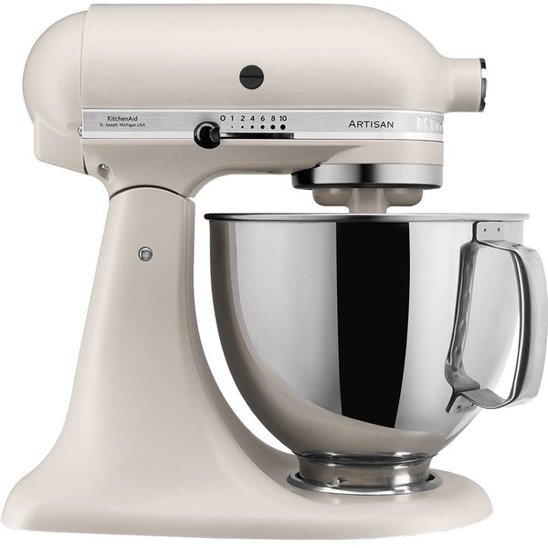 KITCHENAID 5KSM125EMH Artisan robotgép 4,8 l-es rozsdamentes tállal, milkshake