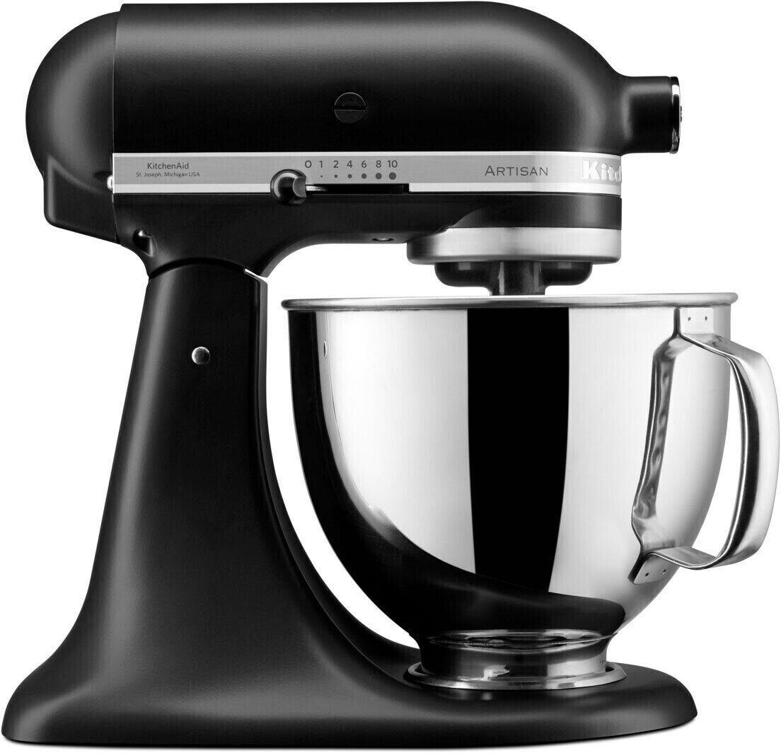 KITCHENAID 5KSM125EBM Artisan robotgép, 300 W, 4,8 literes tállal, fekete