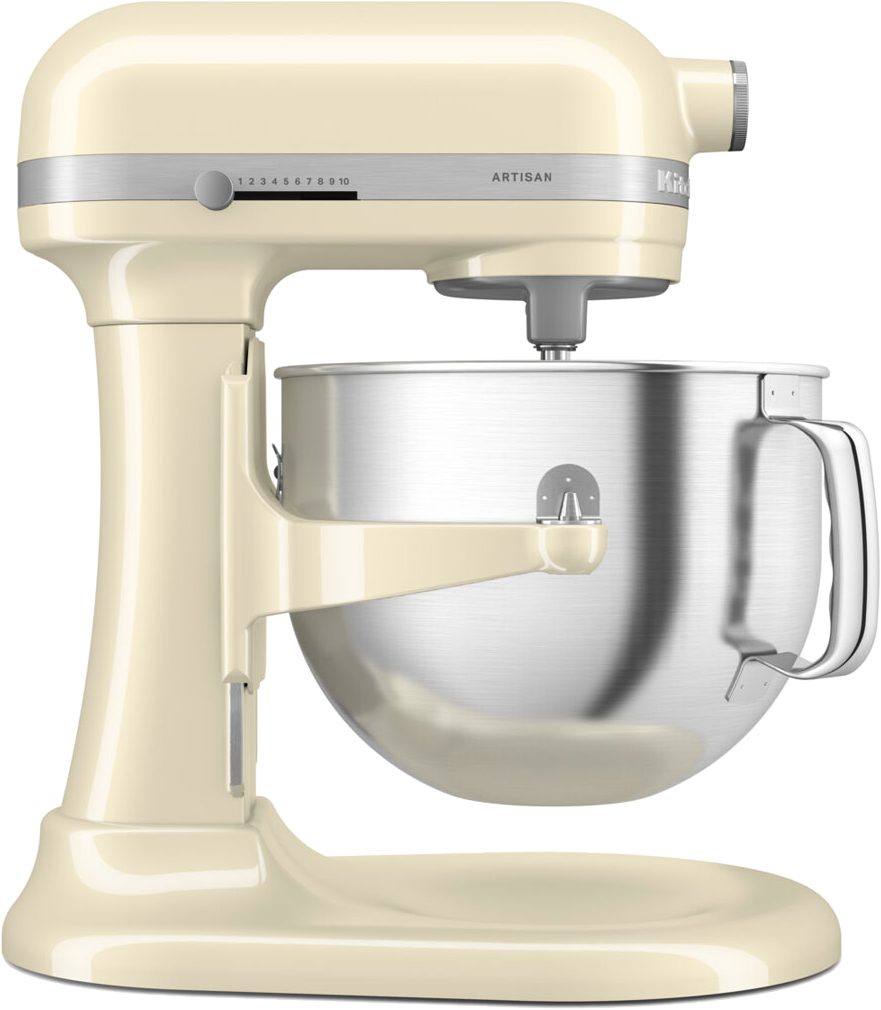 KITCHENAID 5KSM70SHXEAC emelőkaros robotgép, 375 W, 6,6 l, mandulakrém