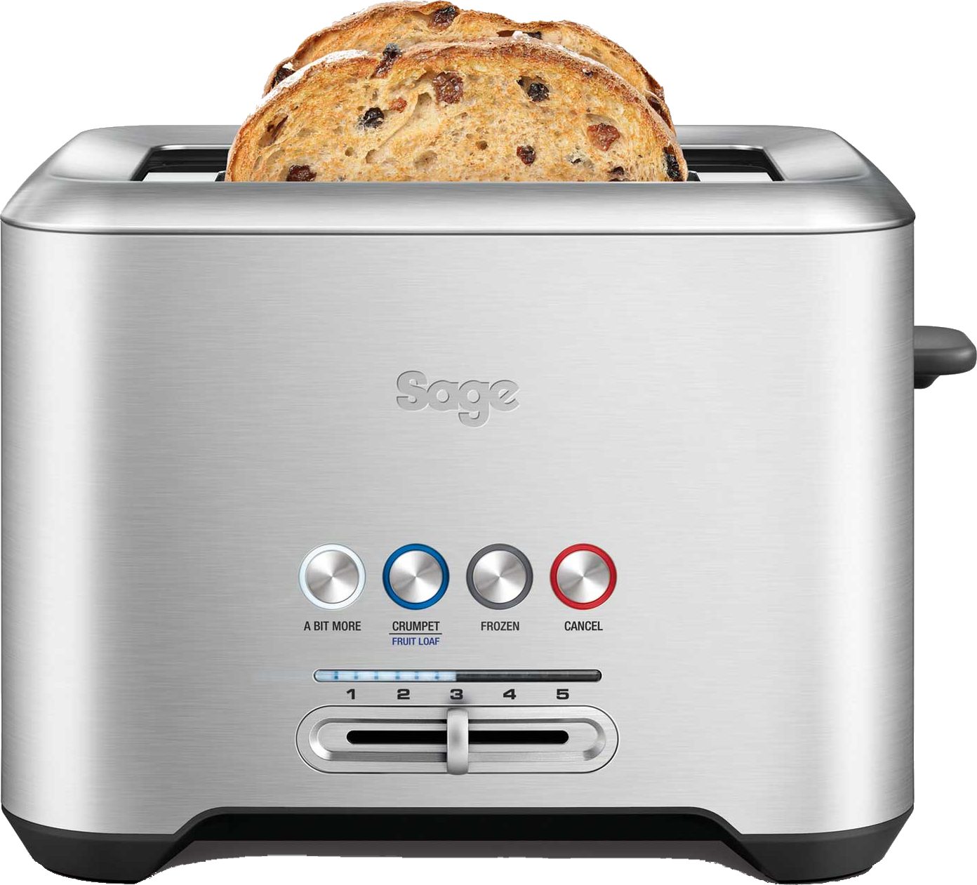 SAGE BTA720BSS kétrekeszes inox kenyérpirító
