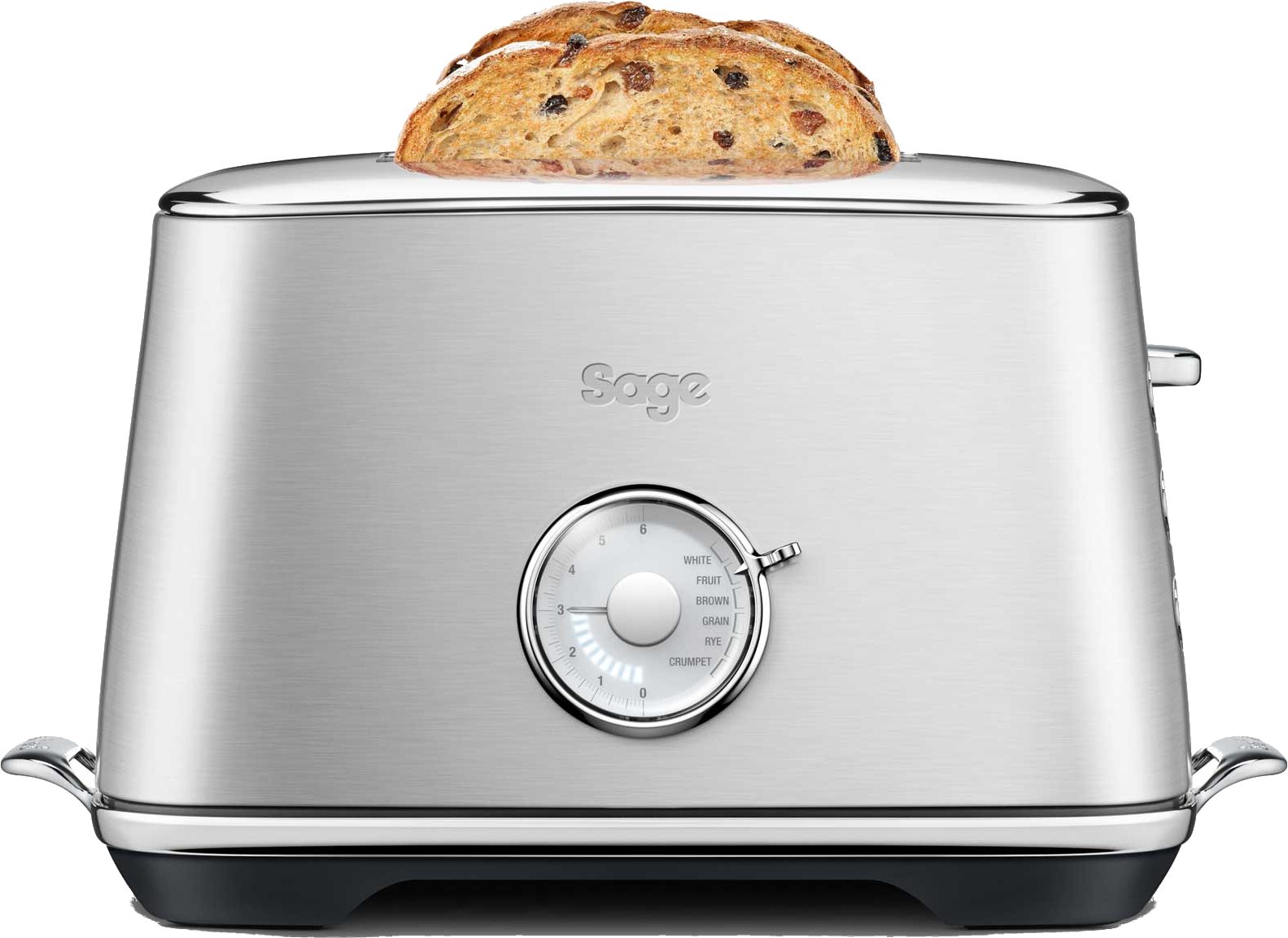 SAGE BTA735BSS kétrekeszes inox kenyérpirító, 2400 W