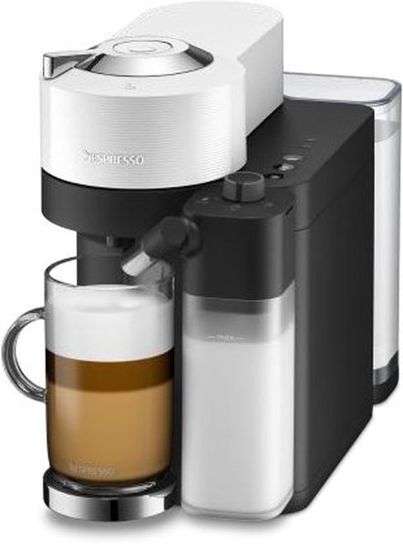 DE-LONGHI Nespresso Vertuo Lattissima ENV300.W kapszulás kávéfőző tejhabosítóval, fehér
