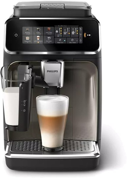 PHILIPS EP3347/90 Series 3300 LatteGo automata kávégép, 15 bar, 1450 W, fekete