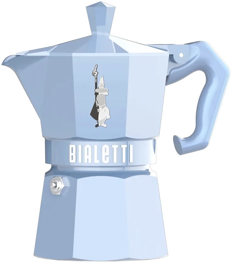 BIALETTI 9061 Moka Exclusive 3 adagos kék kotyogós kávéfőző