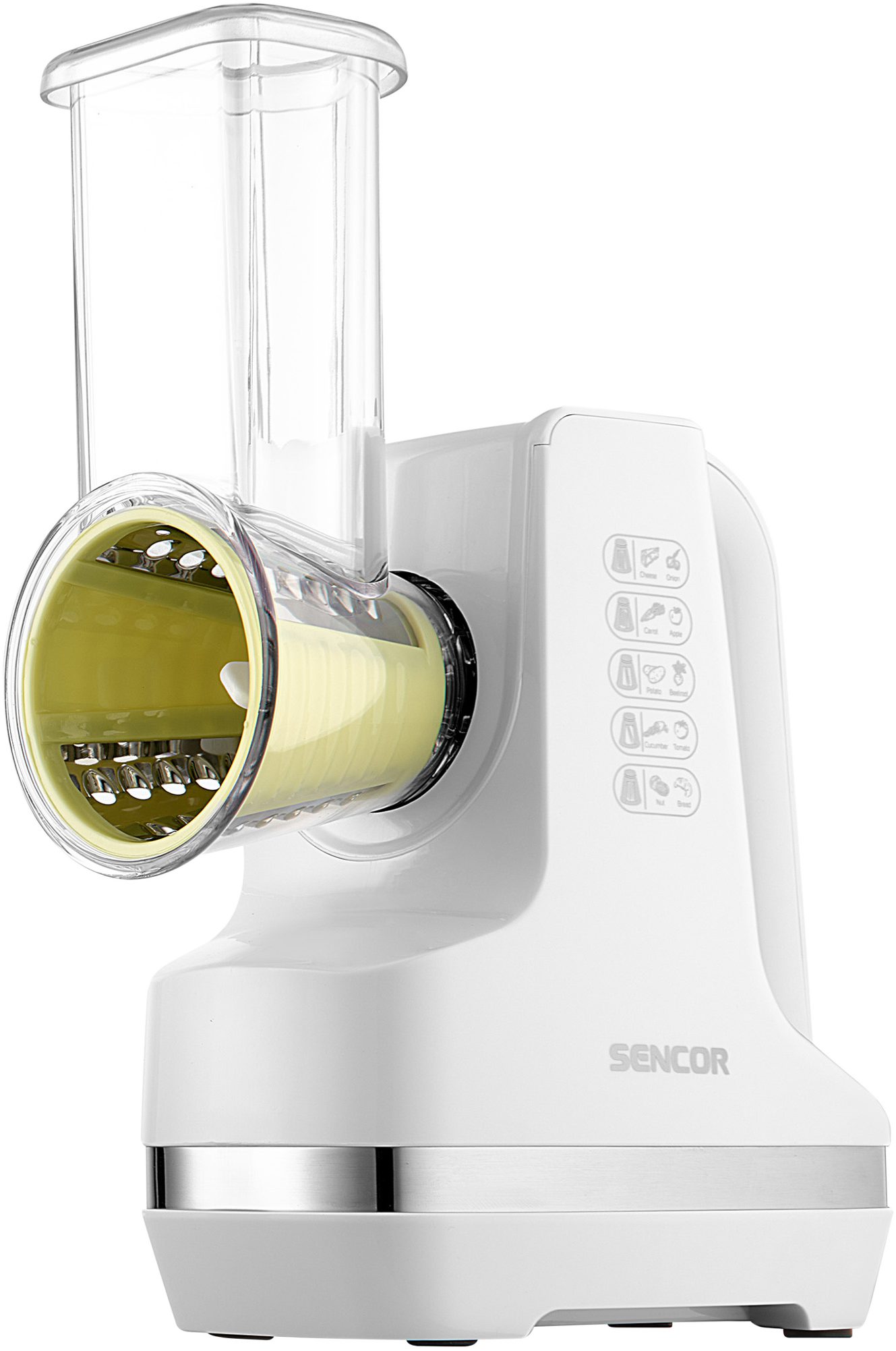 SENCOR SSG 4300WH elektromos szeletelő 5 fémbetéttel, fehér