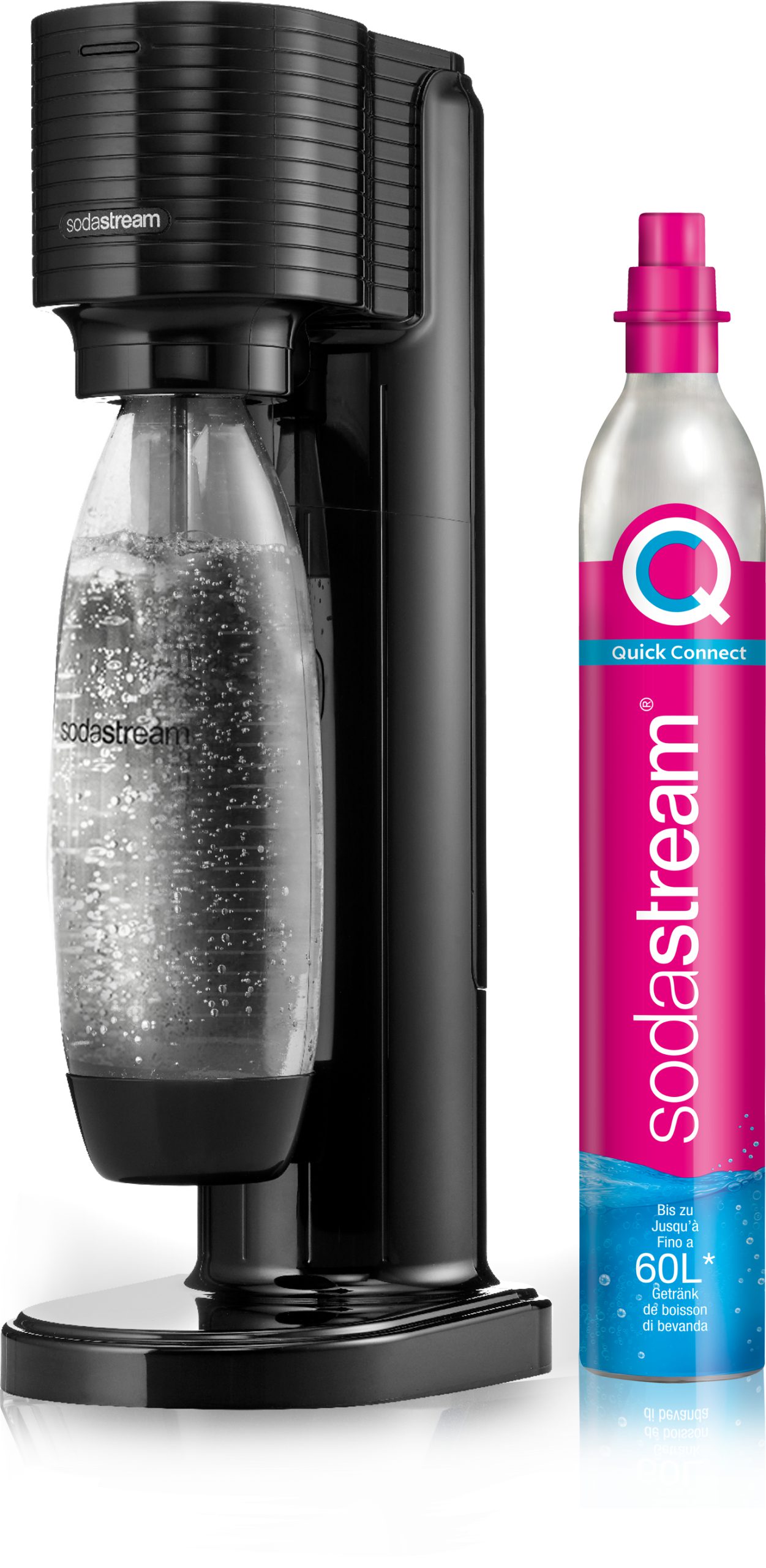 SODA STREAM 42005028 SM GAIA CQC fekete szódagép