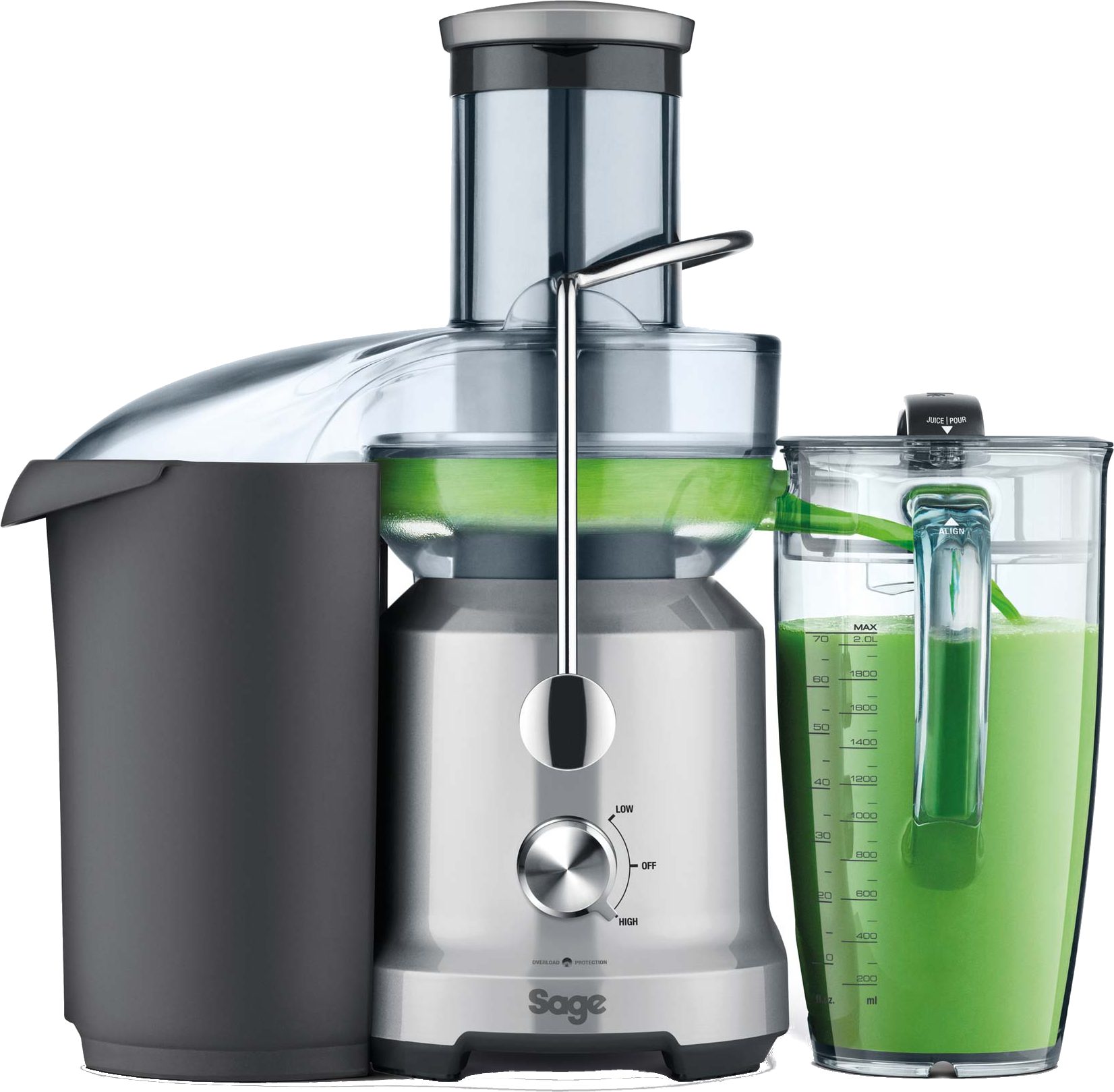 SAGE SJE430SIL2CEU1 gyümölcsfacsaró Cold Spin technológiával