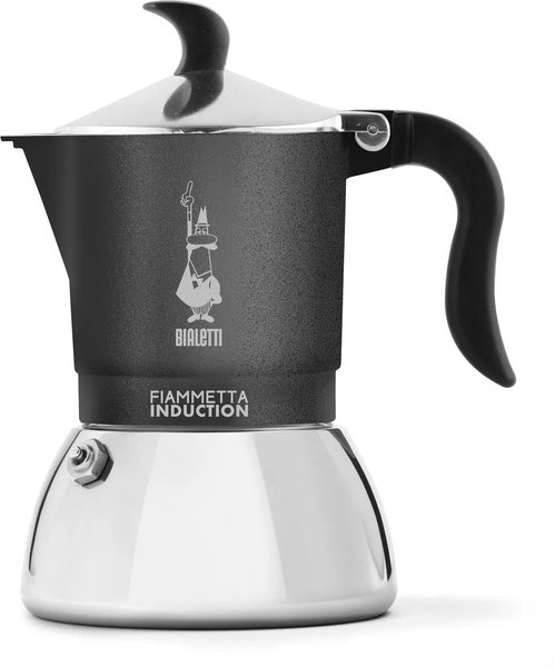 BIALETTI 7145 Fiammetta 4 adagos indukciós kotyogós kávéfőző, antracit